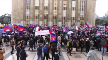 反獨裁 反迫害 巴黎國際人權集會