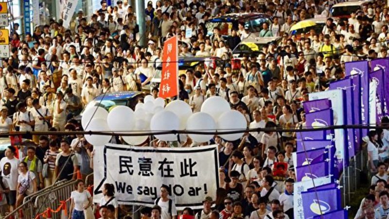 外媒評香港《逃犯條例》：犧牲香港誘捕台灣