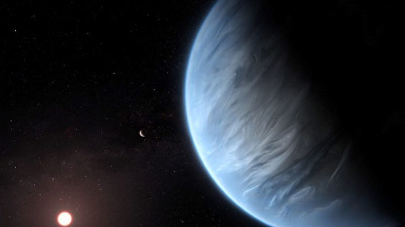 首度發現 適居太陽系外行星大氣中有水存在
