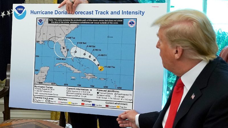 美媒将飓风政治化狂攻川普 CNN错标地图成笑柄