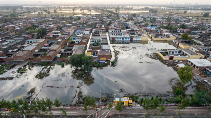 山西、陕西洪水百万人受灾 至少27人死亡