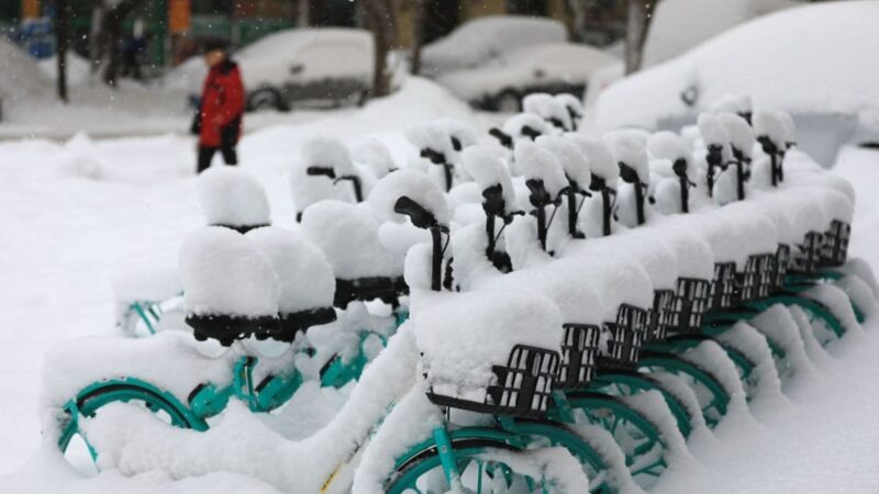 中国迎来今冬第四场寒潮 12省级城市气温创新低