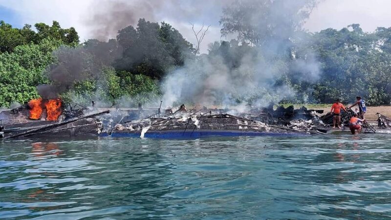 菲律賓載134人渡輪起火 至少7死逾百人獲救