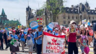 保護生命為使命 渥太華數千人集會反墮胎