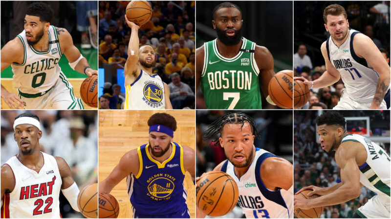 NBA 2022季后赛总得分排前八球员