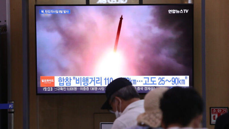 韓美聯合軍演前 朝鮮向西部海域發射兩枚火箭
