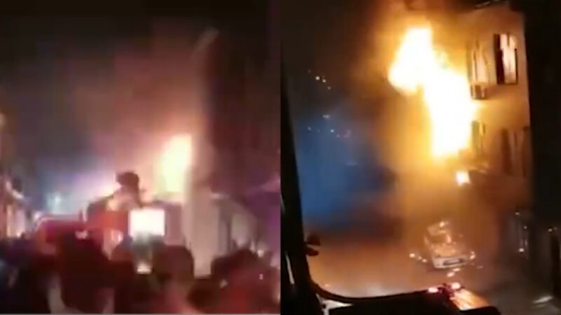 浙江寧波民房大火致7人死亡 火勢吞噬整座房屋（視頻）