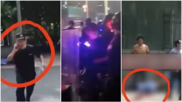 石家庄警察遇袭两亡 广东群体抗议遭镇压