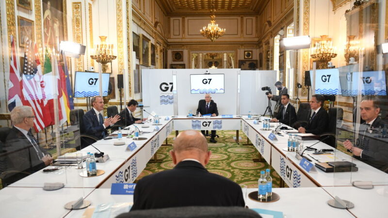 G7外长声明：中共无理由在台海实弹军演