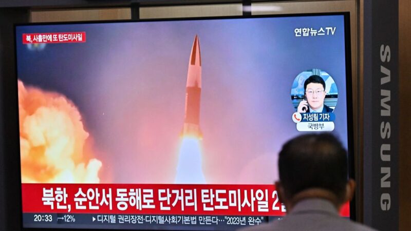 贺锦丽访韩前夕 朝鲜发射2枚短程弹道导弹