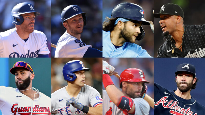 美國職棒大聯盟本賽季安打排前九位球員(組圖)