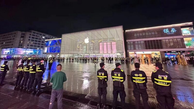 杭州再爆發反清零抗議 公安暴力清場（視頻）