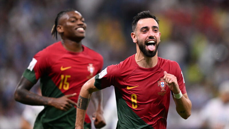 世界盃H組：葡萄牙2比0勝烏拉圭 B費獨中兩元