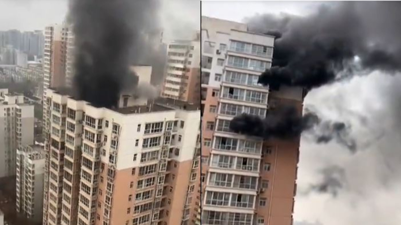 西安高层住宅火灾5人死亡 多个疑点引关注（视频）