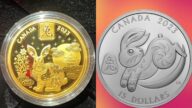 加拿大发行兔年纪念币 迎接传统中国新年