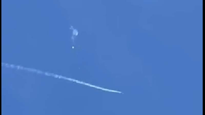 AIM-9X飞弹击落中国间谍气球 碎片将送至FBI分析