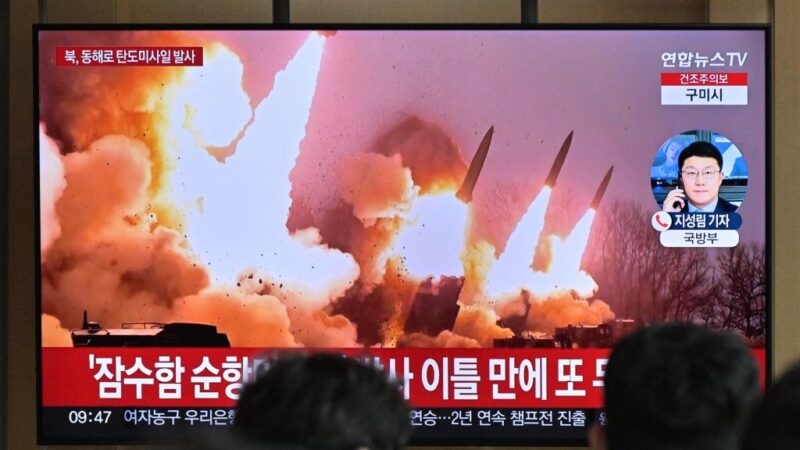 美韩军演第2天 朝鲜往日本海发射弹道飞弹