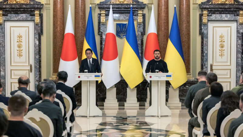 與澤連斯基會談 岸田文雄追加5億支援烏克蘭