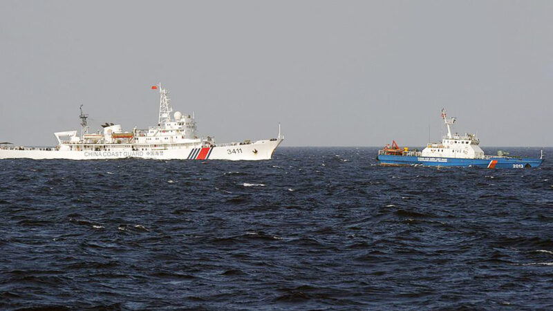 中國海警船進入越南專屬經濟區 越派船追蹤