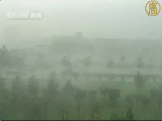 風神北移 中國北部洪水氾濫