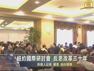 紐約國際研討會 反思改革三十年