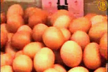 香港疑流入大陸假雞蛋
