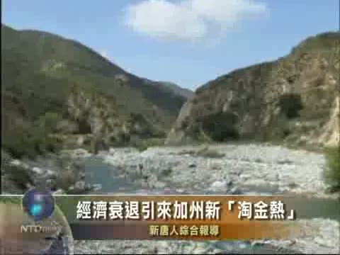 經濟衰退引來加州新“淘金熱”