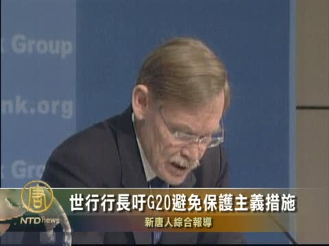 世行行長吁G20避免保護主義措施