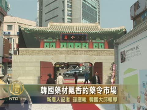 韓國藥材飄香的藥令市場