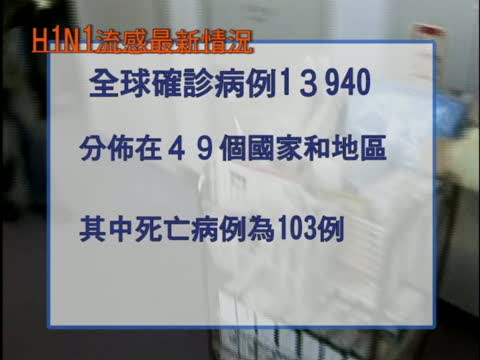 全球甲型H1N1流感最新數字