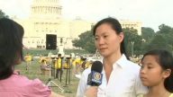 华盛顿DC  法轮功举行720烛光夜悼