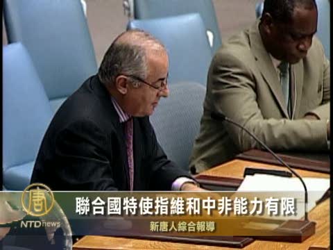 聯特使指聯維和非洲中部能力有限