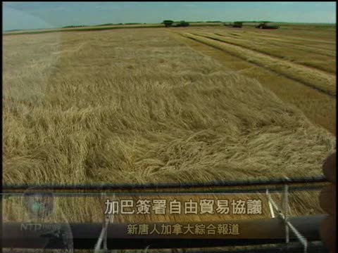 加巴簽署自由貿易協議