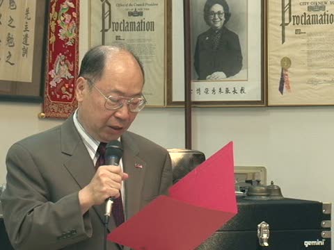 僑務委員長吳英毅拜訪華埠
