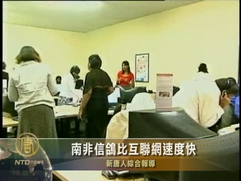 南非信鴿比互聯網速度快