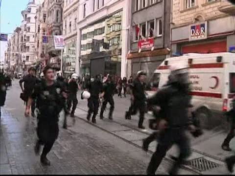 世行和IMF年會遭土耳其示威者抗議
