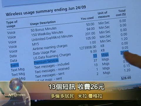 當心昂貴的手機帳單