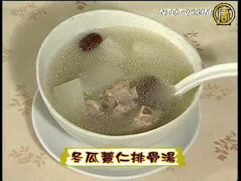 廚娘香Q秀：冬瓜薏仁排骨湯/ 葫蘆瓜炒臘腸 / 雙蛋四季豆