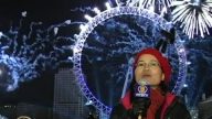 辞旧迎新 英伦敦盛大焰火贺新年