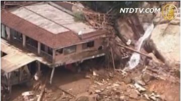 巴西山體滑坡埋旅館 20多死