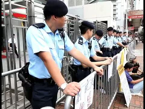 港團體抗議維持原判 促釋放劉曉波