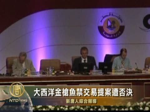 大西洋金槍魚禁交易提案遭否決