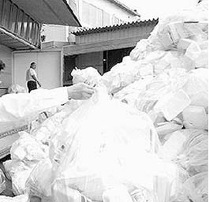 中國每年消費黑心餐盒超過75億個