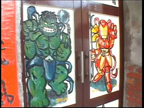 Q版門神飆創意 卡通人物來顧門