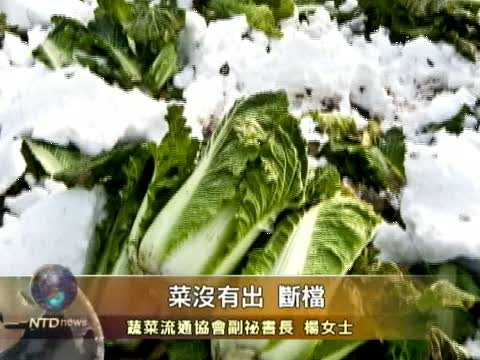 中國菜價糧價猛漲 CPI18個月來走高