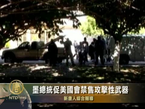 墨總統促美國會禁售攻擊性武器