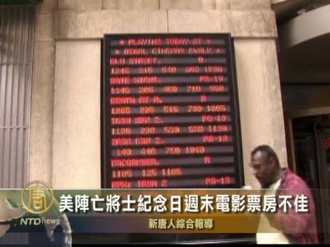 美陣亡將士紀念日週末電影票房不佳