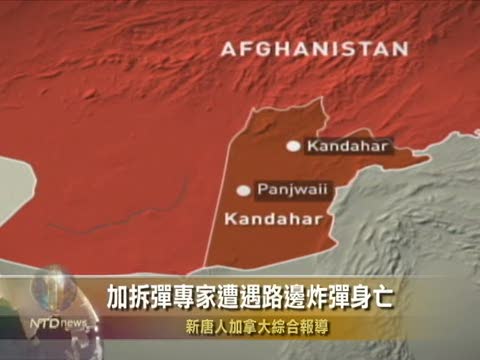 加拆彈專家遭遇路邊炸彈身亡