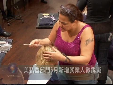 美私營部門6月新增就業人數銳減