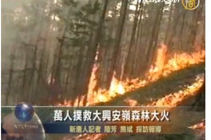 萬人撲救大興安嶺森林大火